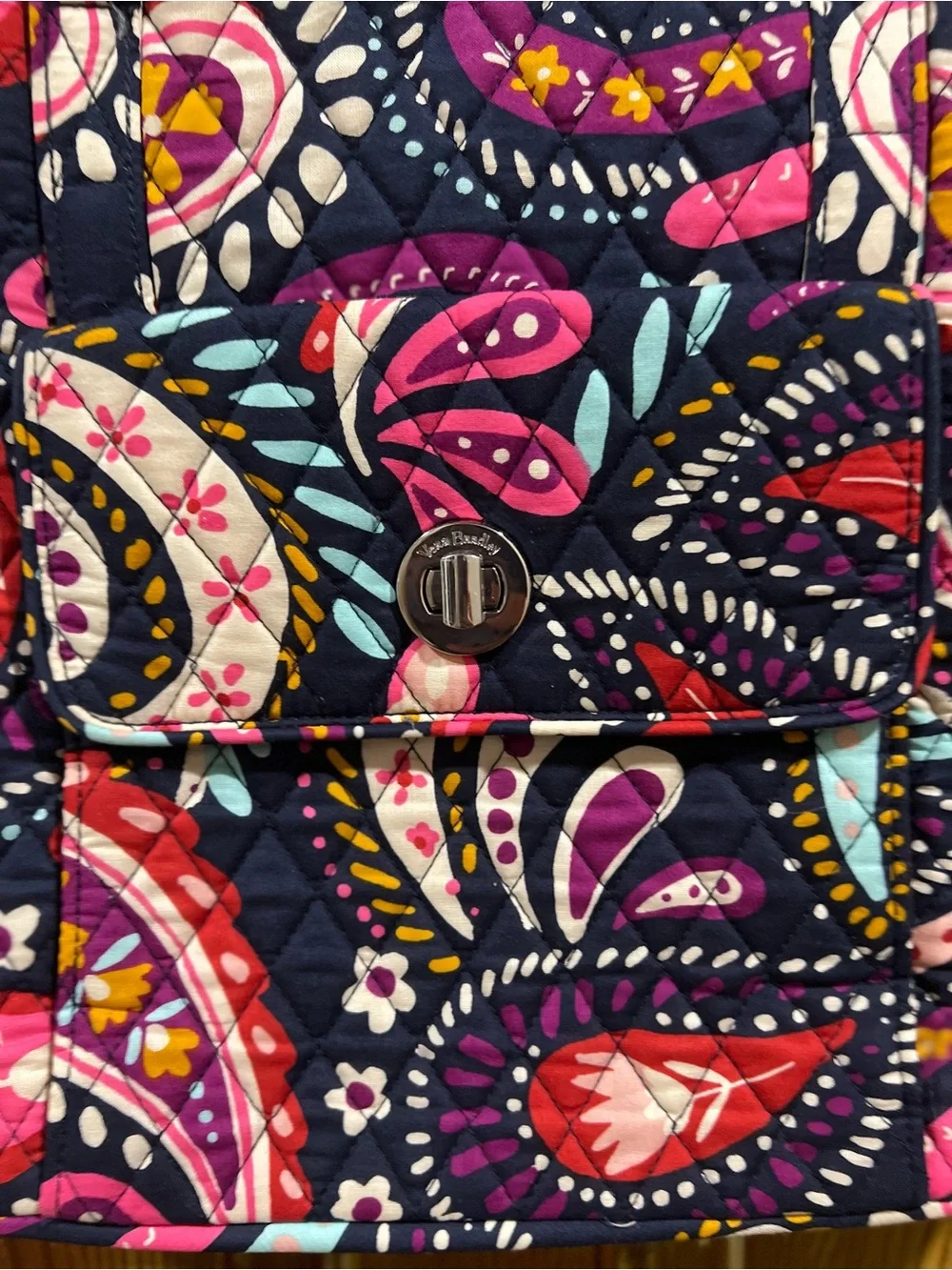 Vera Bradley Quilted Paisley Tote